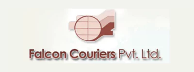 Falcon Courier Transport Tracking Logo