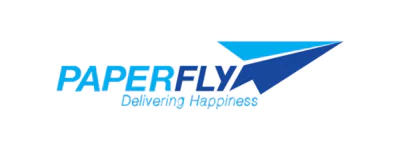 Paperfly Courier Transport Tracking Logo