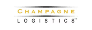 Champagne Logistics Transport Tracking Logo