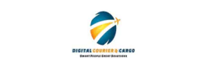 Digital Courier Cargo Tracking Logo