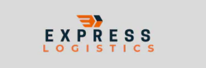 Express Logistics Freight Tracking Logo